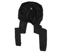 Pongnas Cuffia per Capelli Lunghi 2 in 1, Fodera Collant Elasticizzata per Trecce, Estensioni dei Dread, con Cappuccio Esterno Traspirante per Allenamenti per la Cura della Pelle (BLACK)