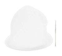 Pongnas Cuffia Riutilizzabile in Silicone per Colorare i Capelli Gel Colorante per Evidenziare L'accessorio per lo Styling con Gancio in Metallo per Uso Professionale nel Salone di Casa