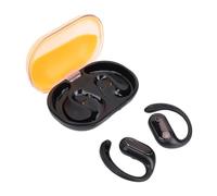 Pongnas Cuffie Luminose Gradient con Gancio Ergonomico, Suono (ORANGE)