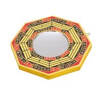 Pongnas Decorazioni Feng Shui, Mirror Cinese Specchio Bagua Specchio Tradizionale Cinese Feng Shui Legno Bagua Miro per la Casa Fortunata (Specchio concavo da 6 pollici)