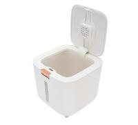 Pongnas Dispenser di Riso 11 Libbre con Finestra Trasparente Contenitore per la Conservazione del Riso con un Rubinetto e Tazza per L'organizzazione della Dispensa della Cucina