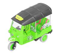 Pongnas Giocattolo di Triciclo Tailandese, Adornment Desktop TUK Model Automobilistico Desktop Decor Adornment TUK Auto Modello (Green)