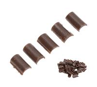 Pongnas Granello per Estensione dei Capelli Perla di Resina per Legame Forte Marrone 2 Sacchetti Granello per Legame Termico con Punta a U, Salone per la Casa