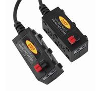 Pongnas HD Video Balun Transmitter 8MP CVI TVI AHD Transcelaceiver Security Camera System 1 Coppia Trasmissione a Lungo Distanza