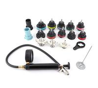 Pongnas Kit Tester per di Raffreddamento per Auto da 18 Pezzi per Il Rilevamento - Strumenti per Test di Pressione e Vuoto Compatibili con la Maggior Parte dei Veicoli