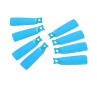 Pongnas Lame per Eliche per Droni Leggere e Silenziose da 8 Pezzi Compatibili con i Droni FLIP - Set di Ricambio a Sgancio Rapido in Plastica Ad Alta tenacità con Cacciavite e Viti (BLUE)