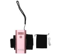 Pongnas Lampada per Unghie da Polso Lampada per Unghie in Gel Portatile Lampada Polimerizzante per Estensione Unghie 395nm 6W 3 Ingranaggi di Luminosità con Batteria da 3000mAh Autonomia (oro rosa)