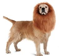 Pongnas Lions Mane per i Cani, Mane da Leone per Cani Cat Leone Funny Pet Costumes Dog Cesto in Costume per Halloween Christmas Pasqua Festival Attività (L)