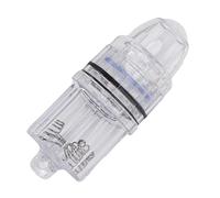 Pongnas Luce da Pesca a LED a Goccia Profonda - Luce Subacquea Alimentata a Batteria in Plastica Trasparente per Pesca alla Traina e d'Acqua Dolce (Blue)