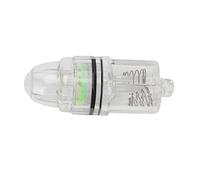 Pongnas Luce da Pesca a LED a Goccia Profonda - Luce Subacquea Alimentata a Batteria in Plastica Trasparente per Pesca alla Traina e d'Acqua Dolce (Green)