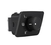 Pongnas Manopola di Controllo per la Vista Posteriore dello Specchietto Retrovisore dell'auto con Riscaldamento per Regolazioni e adattabilità Facili