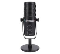 Pongnas Microfono per Podcast USB, Microfono per Registrazione Dal con Luci Multicolore, Chip HIFI per Voce Chiara, sensibilità -50 DB±3 DB, Rapporto Segnale/Rumore 85 DB, Gamma