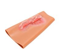 Pongnas Modello Ferita Trauma Abrasione Braccio Silicone, Texture Cutanea Risposta Tattile per Formazione Clinica Pratica in Aula