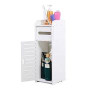 Pongnas Organizzatori del Bagno e Deposito, Mobile da Bagno Monte Muro Mobile da con Materiale in PVC Bianco per il Tuo (S)