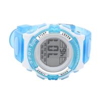 Pongnas Orologio Cronografo Digitale per Ragazze con Luce Notturna Colorata e Sveglia - per Nuoto e Sport (BLUE)