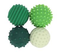 Pongnas Palline Testurizzate in Silicone Palline Sensoriali per Bambini 6 Pezzi Giocattoli Tattili con Punta delle Migliorano le capacità Motorie Fini Coordinazione Occhio Mano con (GREEN)
