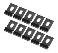 Pongnas Pannelli a Serra, Accessori a Serra Accessori Clamp/Holder a Base di, 10 Pezzi per Edifici da Giardino, Film, Reti da Sole e Rifugi con Cornici (Black)