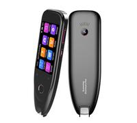 Pongnas Penna di Traduzione con Scansione Portatile per 112 Lingue - Traduttore Linguistico Ad Alta Precisione per Lavoro, Studio e Viaggi () (BLACK)