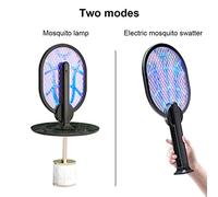 Pongnas Portable Retrattile Swatter Bug Zapper 3000V A Alta Tensione USB USB Ricaricabile Ricaricabile e Electric Swatter per Home Office