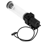 Pongnas Raffreddamento Acrilico Fai-da-te con Pompa da 19 W e Ingresso/uscita Filettatura G1/4, Cilindro da 110 Mm per la Configurazione del Computer (160 mm)