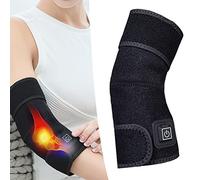 Pongnas Riscaldamento Elettrico Braccia del Gomito 3 Velocità Controllo della Temperatura Riscaldamento Supporto per Alleviare il Dolore e Calore
