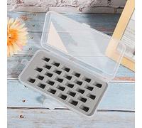 Pongnas Scatola in Plastica per Bobine da Cucito a 28 Scomparti con Infilatori Facile Organizzazione e una Conservazione