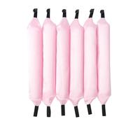 Pongnas Set di Bigodino Pigro Set 6pcs Grandi Rulli in Schiuma per Tubo di Arricciacapelli Ondulati con Strumento di Arricciacapelli per Capelli per Uso Domestico per Uso Domestico (senza fasce per