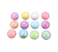 Pongnas Set di Sfere Bagno 12 Pezzi con Giocattoli All'interno per Bambini | Si Dissolve in Acqua Calda, Materia Organica, Rivela Segreto Giocattolo Molle, Colori Vivaci, Senza Macchie di colore.