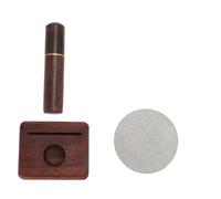 Pongnas Set Distributore di Aghi per caffè Premium con Schermo a Disco - Strumento Agitatore in Acciaio Inossidabile 304 per Bar e Uso Domestico (51MM)