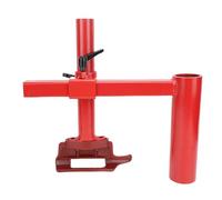 Pongnas Smontagomme Manuale Kit Testa D'Anatra Adattatore Testa D'Anatra in Acciaio Legato per Carichi Pesanti con Cono di Centraggio per Pneumatici Moto Camion Auto 16 a 21 Pollici