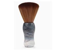 Pongnas Spazzola per Barba, Nylon Morbido e Depilazione Delicata, Manico in Plastica Leggera Presa, con Base Rialzata per Barbiere in Salone e a Casa (Colore dell'inchiostro)