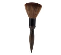 Pongnas Spazzola per Spolverare il Collo, Spazzola per Taglio di Capelli Morbida con Manico in Legno Antiscivolo per Barbieri e Stilisti, con Fibre Ad Alta elasticità Pulizia Delicata (A)