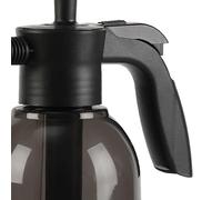 Pongnas Spruzzatore Manuale di Schiuma per Autolavaggio, Spruzzatore di Schiuma Portatile HDPE da 2 Litri con Maniglia a Barra di Pressione Ispessita e Interruttore a Doppia modalità, (Nero e grigio)