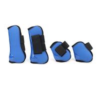Pongnas Stivali Splint per, Stivali Sportivi per Cavani Ice PU con Shell Tendone Guscio di Guardia degli di Tendine del Tendine Set di 4 per Cavalcare Shock Che Assorbiva Il Salto (Un Set di
