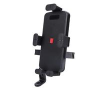 Pongnas Supporto per Cellulare da Manubrio per Bici - Supporto per Cellulare da Manubrio con Rotazione a 360° per Smartphone da 4,7-6,8 Pollici, Morsetto di Sicurezza con una Sola Pressione,