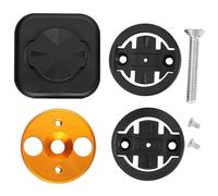 Pongnas Supporto per Computer da Bicicletta, Lega di Alluminio CNC con 3 Adattatori per Bryton e Telefono Cellulare (GOLD)