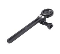 Pongnas Supporto per Computer da Bicicletta Staffa per Computer da Ciclismo per Manubrio Anteriore in Lega di Alluminio da 165 Mm con Adattatore per Fotocamera Integrato per Wahoo Bryton e Action Cam