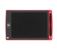 Pongnas Tablet di Scrittura LCD per Bambini, Tablet da LCD per Bambini con Scrittura Pen 8.5in Pad per da Usare (rosso)