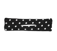 Pongnas Tessuto in Stoffa Resistente per Creare Chignon con Fiocco per la Vita Quotidiana, Feste, Danza, Fasce per Capelli Donna Alla Moda (BLACK)