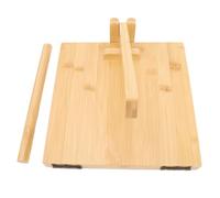 Pongnas Tortilla di Tortilla in Legno Pressa a Pasta per Pressa Macchina a Mano Tortilla Fatta a Mano con Cerniera in Metallo Arrugginita 50 Carte per Pergamena per Casa Pizza Naan