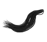 Pongnas Treccia Intrecciata per Capelli, Estensione dei Capelli Sintetici Ad Alta Temperatura, Facile Gestire con il Lavoro a Maglia a Mano, per Feste, Giochi di Ruolo di Hallo