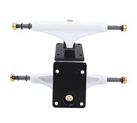 Pongnas Truck di, Supporto per Longboard Staffa di 20 Cm di Lunghezza 2 PCS in Alluminio MG Legale di Piccole Dimensioni e Leggero per Lo Sportivo Esterno (White)