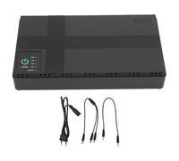 Pongnas UPS Battery Backup Alimentazione Alimentazione 20000Mah con 6 Protezioni di Sicurezza Portili Compatti per Motori Router Telecamere di Sicurezza MP3 (Plug dell'UE 100-240V)