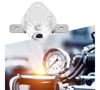 Pongnas Uscita a Temperatura Controllata, Plug in Termostato per Termostato Digitale del Riscaldatore KSD 250 V 15a L 5pc Interruttore Interruttore di Controllo a Temperatura Chiusa (130℃)