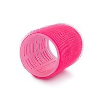 PONIK'S PROFESSIONAL Bigodini medi, 44 mm, set da 6 pezzi e bigodini medi in velcro, per onde senza calore, ricci senza calore e capelli di media lunghezza, rosa