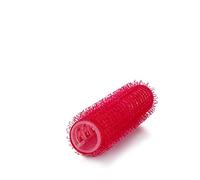 PONIK'S PROFESSIONAL Bigodini per capelli piccoli, 13 mm, set da 6 pezzi e piccoli bigodini per capelli corti, autoadesivi, per riccioli senza calore, rosso