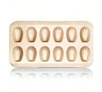 Ponixa Madeleine Tray Stampo Antiaderente a Forma di Conchigli (Oro)