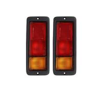 PONNYC Blocchi Fari Posteriori Auto per Mitsubishi Pajero 1992-1999 e Montero 1992-1995, 2 Pezzi Lampada Fanale Posteriore MB124963 MB124964 214-1946L-UE 214-1946R-UE, Rosso + Nero, LED