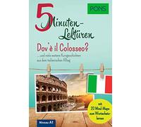 PONS 5-Minuten-Lektüren Italienisch A1 - Dov'è il Colosseo? … (Copertina rigida)