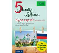 PONS 5-Minuten-Lektüren Russisch A1: und viele weitere Kurzgeschicht (Tascabile)